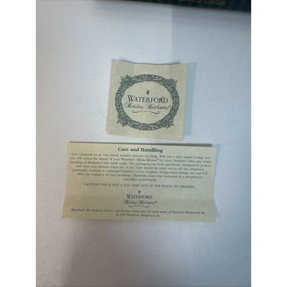 Waterford Holiday Heirlooms Ornaments 3 Nutcrackers Hand Made 2000 w/ Box - Picture 3 of 13